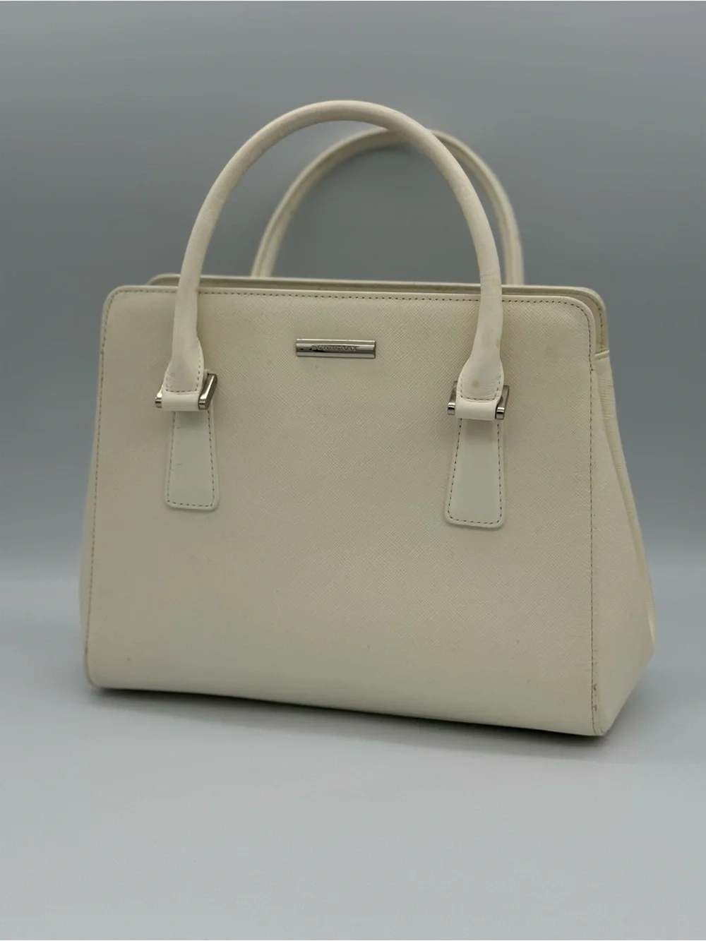 Burberry white satchel early 2000’s‎ purse